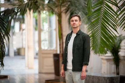 Andrei Sokolov en el palacio Pereira, en el centro de Santiago, Chile, el pasado 31 de marzo.