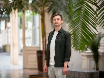 Andrei Sokolov en el palacio Pereira, en el centro de Santiago, Chile, el pasado 31 de marzo.