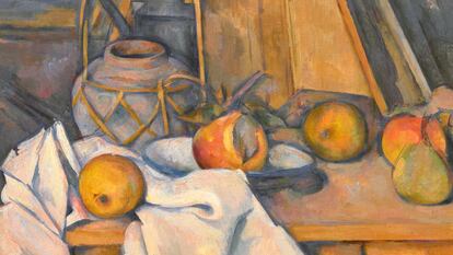 El cuadro 'Fruits et pot de gingembre', de Paul Cézanne, del museo Langmatt, vendido por Christie's en septiembre de 2023.