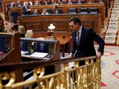 • Ana Oramas se desmarca de Coalición Canaria y votará no • Pedro Sánchez   No se va a romper España, ni la Constitución. Se va a romper el bloqueo • Iglesias agradece a “algunos” presos del ‘procés’ su trabajo a favor de la investidura • Arrimadas (Ciudadanos)  “Hoy se podría haber hecho un gran acuerdo constitucionalista” • Casado (PP)   Señor Sánchez, ¿usted duerme bien? • Abascal (Vox)  “Quim Torra debe ser detenido”