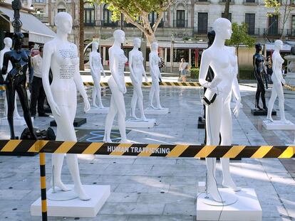 Exposición del Ministerio de Igualdad 'Esclavas del siglo XXI'
