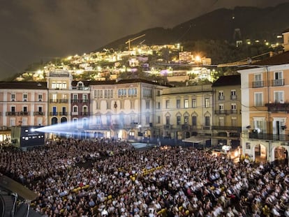 Proyección de la Piazza Grande de Locarno, el pasado 4 de agosto.