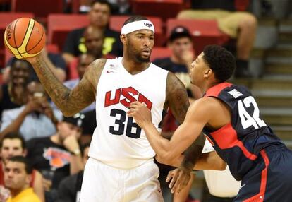 DeMarcus Cousins y Anthony Cousins.