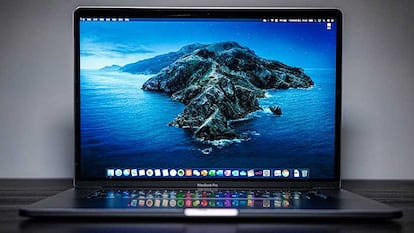 Pantalla de un MacBook Pro de Apple