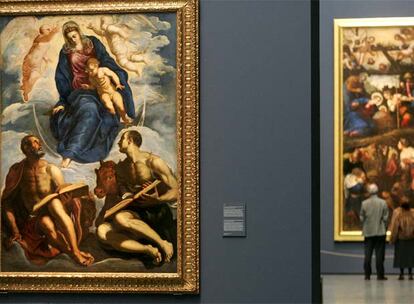 El artista veneciano fue conocido como 'Il furioso', por su dramática forma de pintar y su dominio de la luz, como muestra esta 'madonna'.