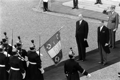 Charles de Gaulle, primer presidente de la V República, en 1959.