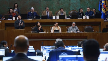 Sesión en la Cámara de Diputados de Chile, el 16 de junio.