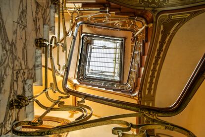 Detalle de la casa-museo de Victor Horta, en Bruselas.