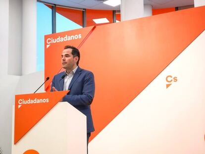 Ignacio Aguado, portavoz de Ciudadanos en la Asamblea de Madrid.