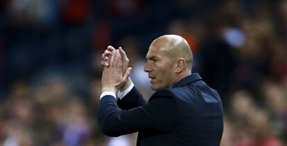 Zidane, entrenador del Real Madrid.