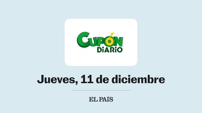 Cupón diario de la ONCE comprobar sorteo del jueves 11 de diciembre de 2025