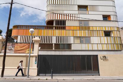 Edificio de la escuela  de educación infantil del Liceo Francés en Barcelona.