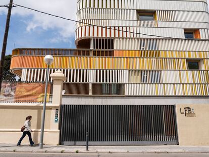 Edificio de la escuela  de educación infantil del Liceo Francés en Barcelona.