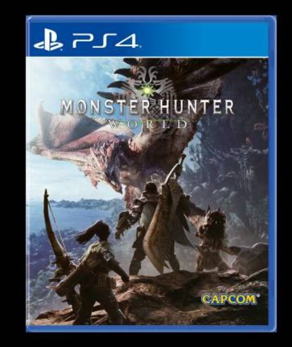 Imagen de la carátula del videojuego 'Monster Hunter World'.