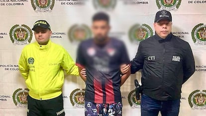 Juan Camilo Muñoz Gaviria, señalado como el presunto autor del homicidio de Sara Millerey, tras su detención.
