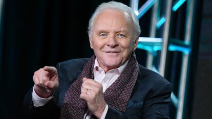 El actor Anthony Hopkins durante una intervención en Pasadena, California, en enero de 2016.