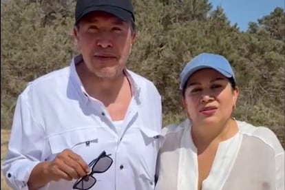 Captura de un video difundido en redes sociales por Ricardo Monreal.