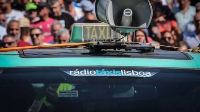 Huelga de taxistas, en septiembre en Lisboa.