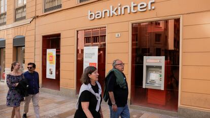 Una oficina de Bankinter en Málaga