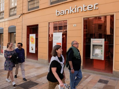 Una oficina de Bankinter en Málaga