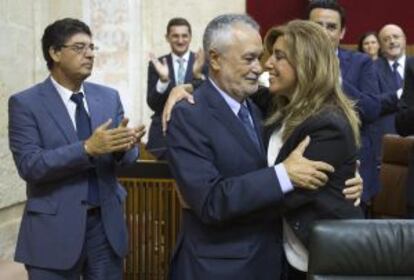 José Antonio Griñán y Susana Díaz.