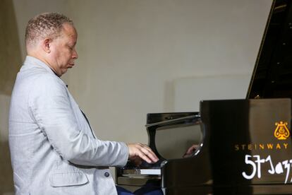 El pianista Craig Taborn, en su recital en San Sebastián.
