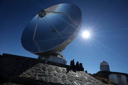 Vista de una antena del observatorio de La Silla, situado en la región de Coquimbo (Chile).