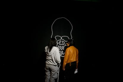 Visitantes en el Museo de Arte Moderno de Bogotá, en febrero.