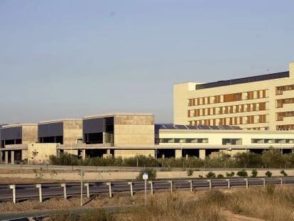 El hospital de Ll&iacute;ria en una foto de archivo.