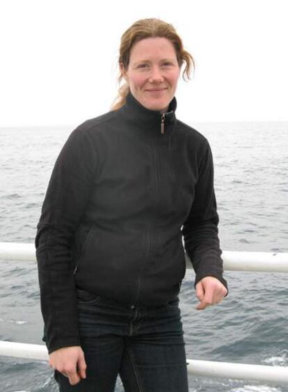 La bióloga marina Elisabeth Halvosen