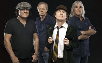 El grupo AC/DC.