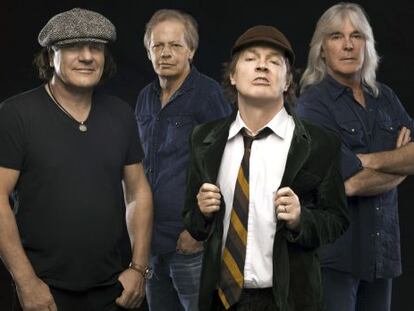 El grupo AC/DC.