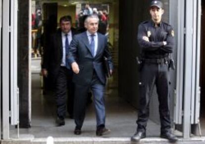 Miguel Blesa, expresidente de Caja Madrid, a su salida de la Audiencia Nacional. 