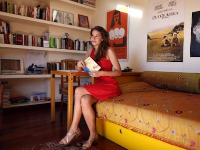 La actriz Irene Escolar en su estudio de Madrid.