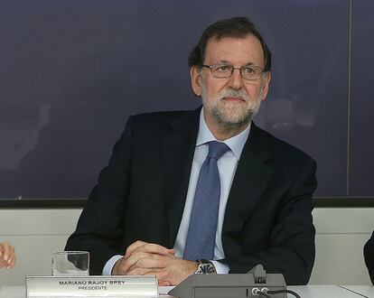 Rajoy, en la reunió del comitè executiu nacional del PP.