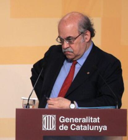 El consejero de Economía, Andreu Mas-Colell.