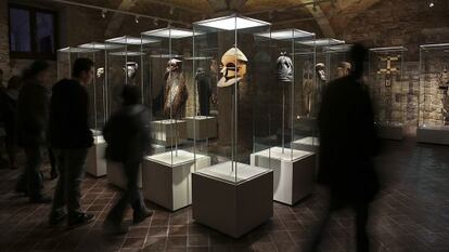 La sala de màscares del Museu de Cultures del Món, un dels nous centres que es podrà visitar durant la Nit dels Museus d'aquest any.