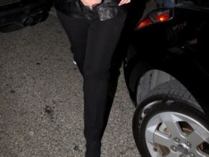 Monica Lewinsky acude a una fiesta con motivo de los Oscar, en 2011
