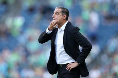 Renato Paiva, entrenador del Botafogo, durante el partido del Mundial de Clubes ante el Seattle Sounders. 