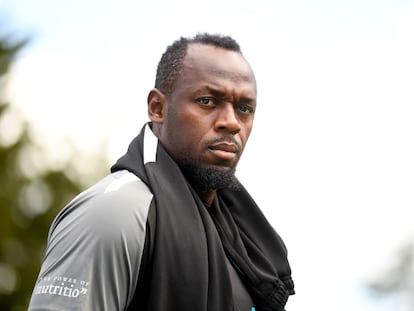 El exvelocista Usain Bolt, durante un evento deportivo de Unicef, celebrado el 10 de junio de 2022 en Tring (Reino Unido).