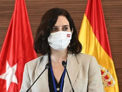 La presidenta de la Comunidad de Madrid, Isabel Díaz Ayuso.