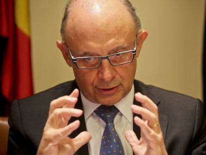 El ministro de Hacienda, Crist&oacute;bal Montoro, en octubre de 2013. 