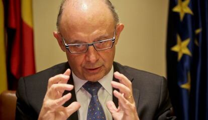 El ministro de Hacienda, Cristóbal Montoro, en octubre de 2013.