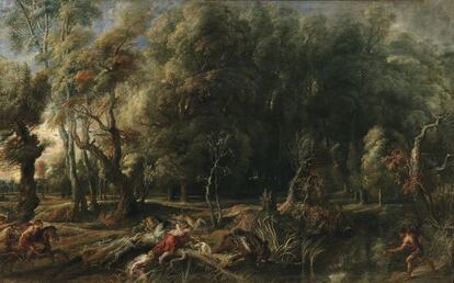 'Atalanta y Meleagro', de Rubens.