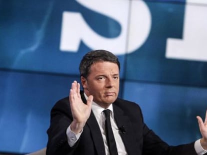 El primer ministro italiano, Matteo Renzi.