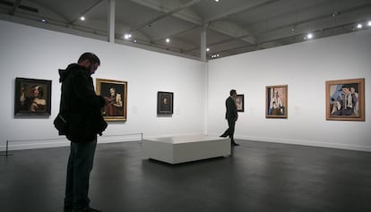 Seis de las obras de la colecci&oacute;n Thyssen que visitan Barcelona. 