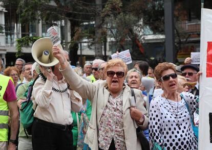 Manifestación de afectados por el Plan Permuta en Alcorcón el pasado 23 de mayo.