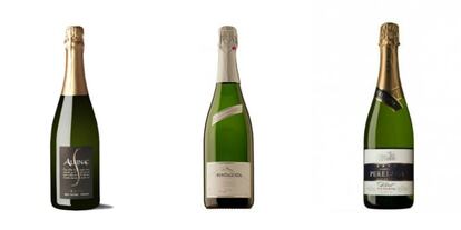 Tres cavas de garantías: Alsinac, Mas Fontallada Brut Nature y Perelada Brut Reserva (D.O. Cava).