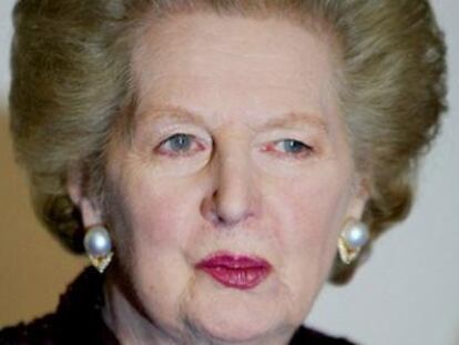 Margaret Thatcher, primera ministra del Reino Unido desde 1979 a 1990