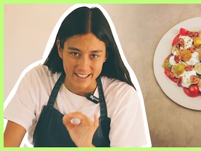 Ensalada de temporada de tomates e higos, por María Lo